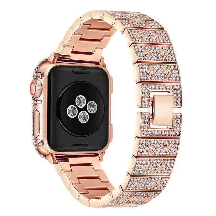 Luxury Precision Bling Diamond Alloy Band for Apple Watch - iCase Stores
