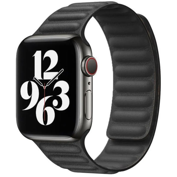 Magnetic Leather Link Loop Band For Apple Watch - iCase Stores