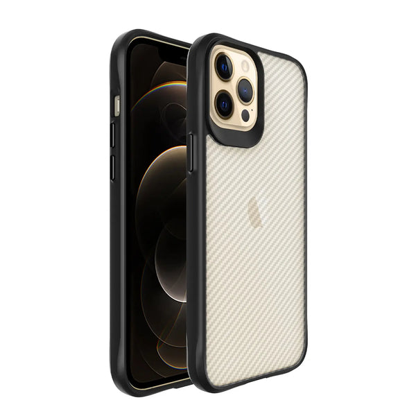 Matte Clear Carbon Fiber Case - iCase Stores