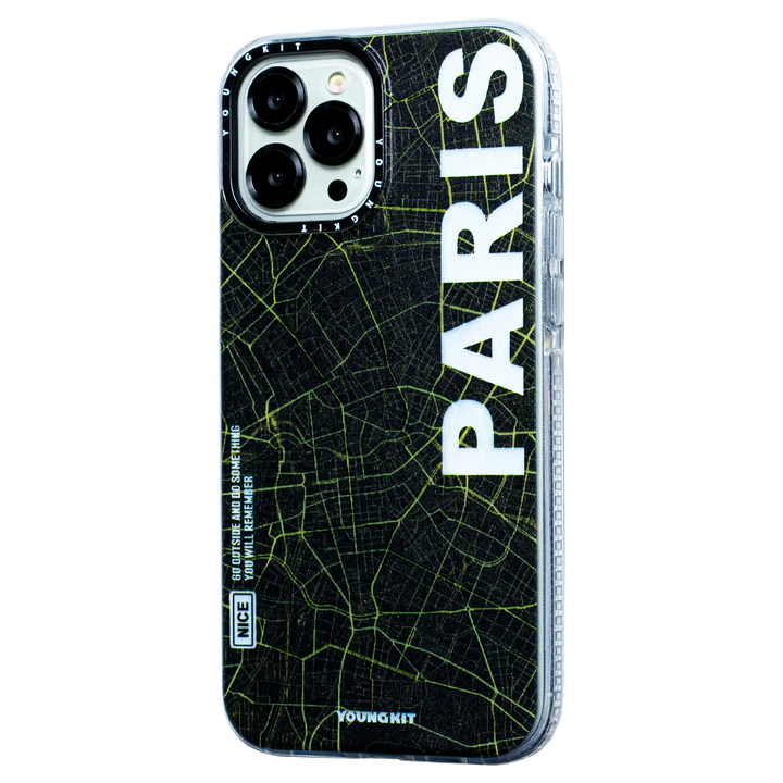 Paris Map Printed YoungKit Case - iCase Stores