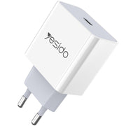 Yesido Fast Charging Type-C Port Wall Charger 20W