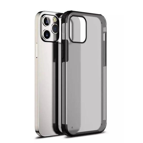Piblue Transparent Matte Case - Black - iCase Stores