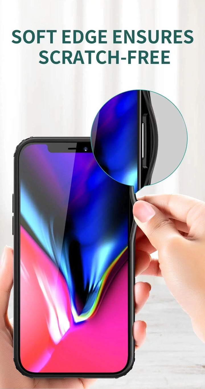 Piblue Transparent Matte Case - Black - iCase Stores