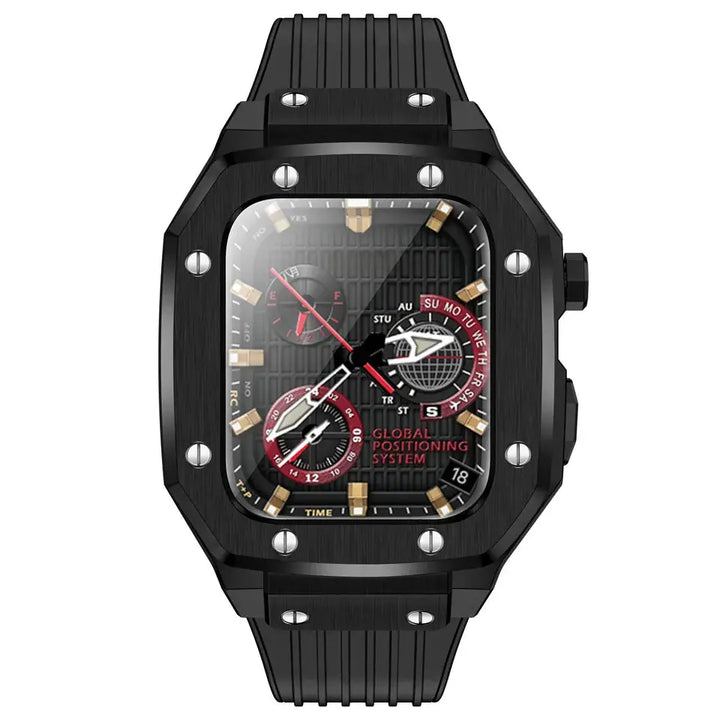 Premium Metal Cover and Rubber Band Set for Apple Watch - iCase Stores