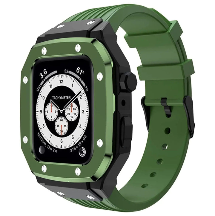 Premium Metal Cover and Rubber Band Set for Apple Watch - iCase Stores