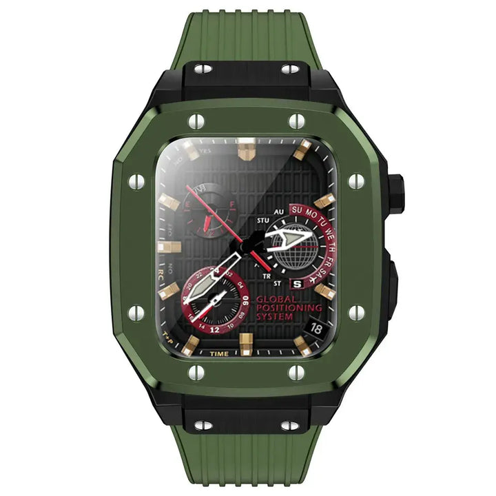 Premium Metal Cover and Rubber Band Set for Apple Watch - iCase Stores