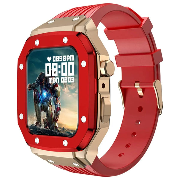 Premium Metal Cover and Rubber Band Set for Apple Watch - iCase Stores