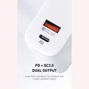 Recci Plug Travel Charger PD & USB 30W
