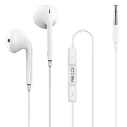 Recci HD Sound Wired Earphone 1.2M - iCase Stores