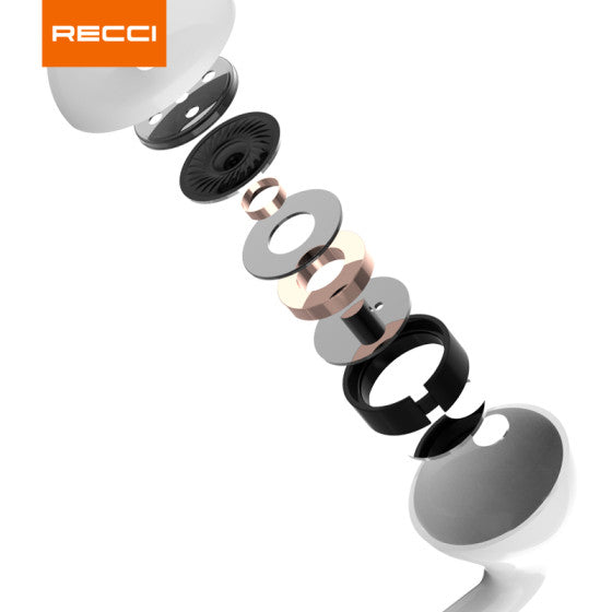 Recci HD Sound Wired Earphone 1.2M - iCase Stores