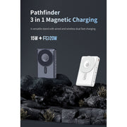 Recci Pathfinder 3 in 1 Magnetic Charging Stand Power Bank 10000mAh