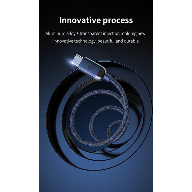 Recci Crystal Type-C to Lightning Fast Charge Cable 1.2M