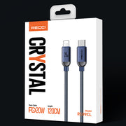 Recci Crystal Type-C to Lightning Fast Charge Cable 1.2M