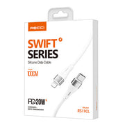 Recci Swift Series Lightning Silicon Date Cable 1M