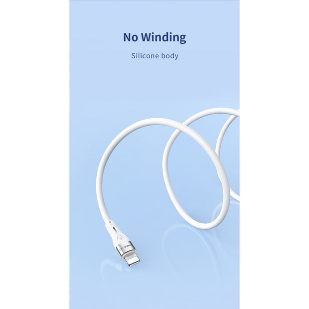Recci Swift Series Lightning Silicon Date Cable 1M