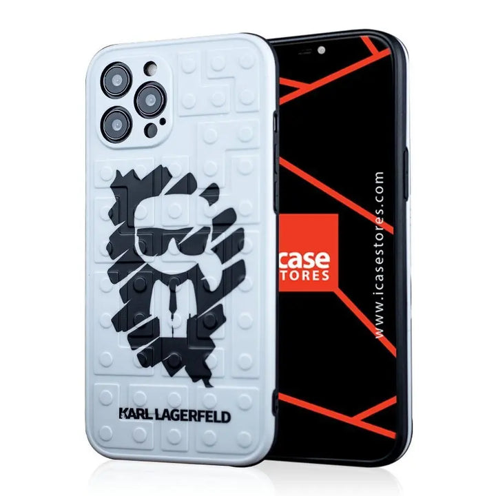 RUBBER CASE BLACK IKONIK - KARL LAGERFELD - iCase Stores