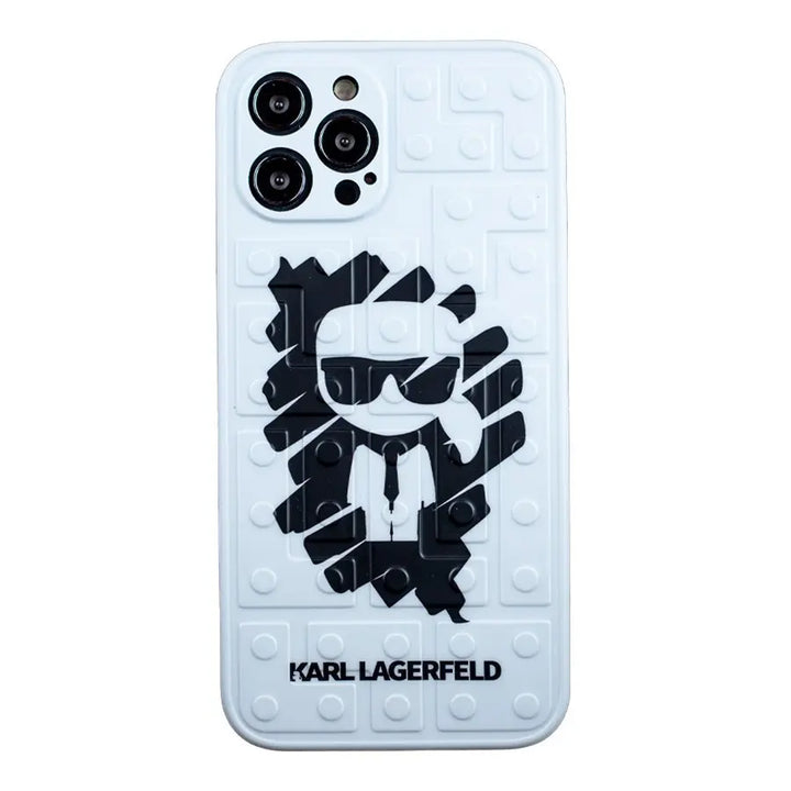 RUBBER CASE BLACK IKONIK - KARL LAGERFELD - iCase Stores