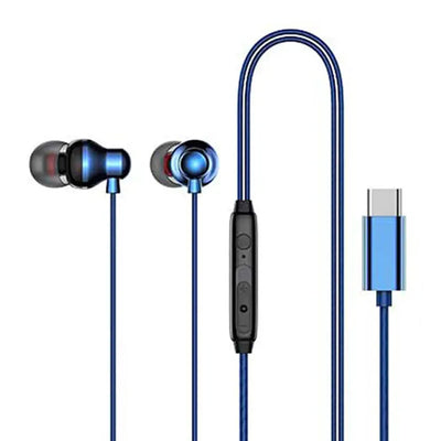 Recci Metal Wired  Earphone Type-C Sound High-Level