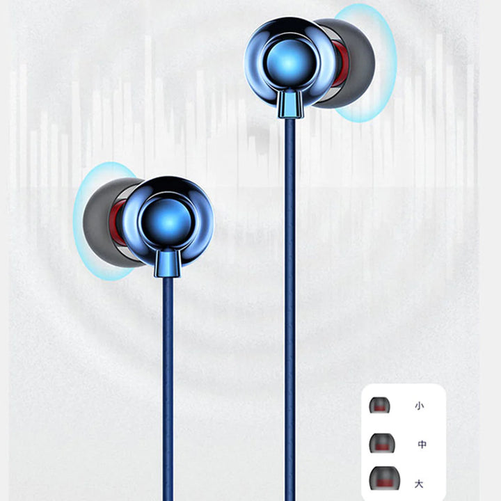 Recci Metal Wired  Earphone Type-C Sound High-Level - iCase Stores