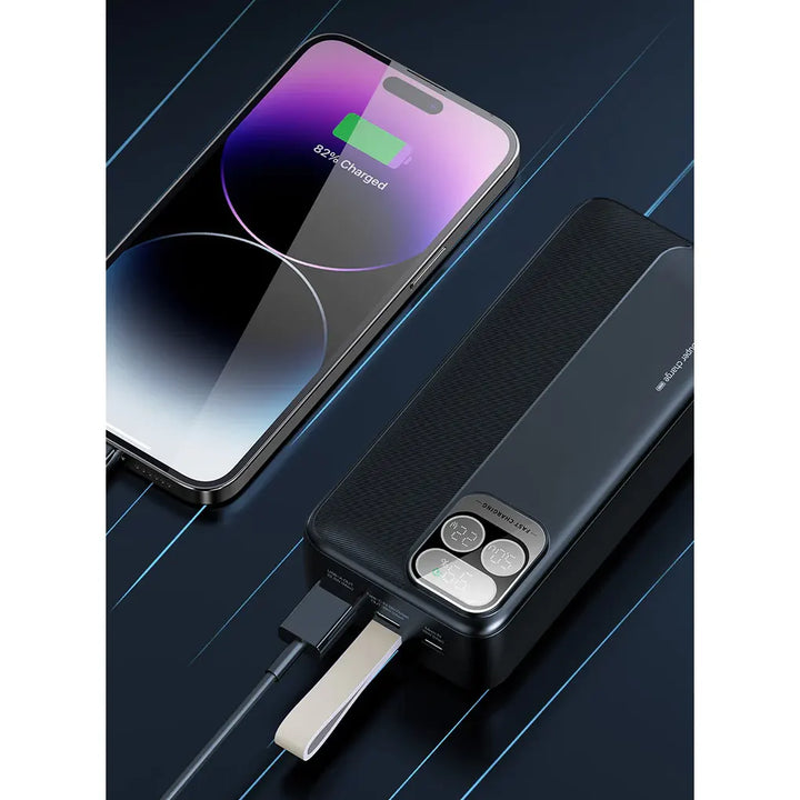 Recci Hawk-Eye Power Bank With Digital Display 30000mAh - iCase Stores