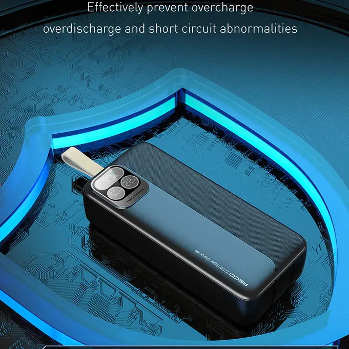 Recci Hawk-Eye Power Bank With Digital Display 30000mAh - iCase Stores