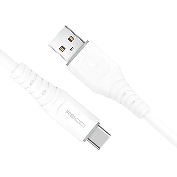 Recci USB To Type-C Cable 6A Fast Charging