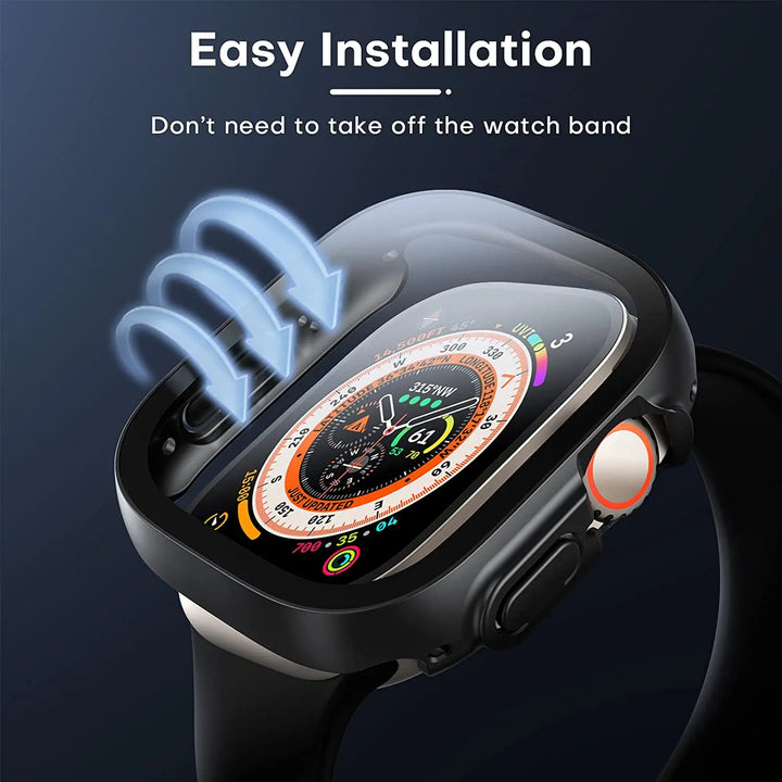 Rock Matte Hard Case Glass Screen for Apple Watch Ultra - iCase Stores
