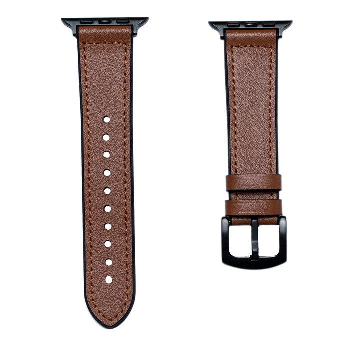 Rubber Leather Band For Apple Watch - iCase Stores