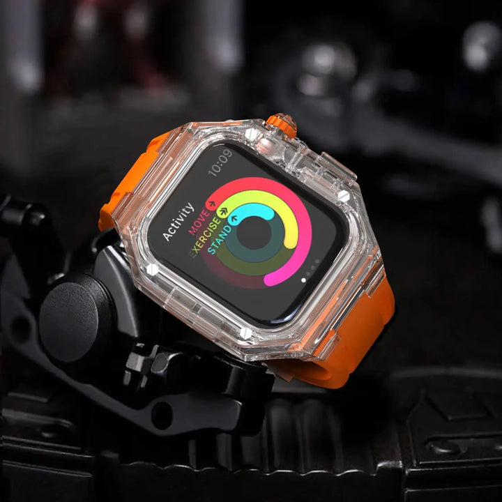 Rubber Modification Kit Band & Transparent Case for Apple Watch - iCase Stores