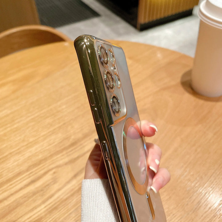 Samsung Luxury Magnetic Wireless Case With Lens Protection - iCase Stores