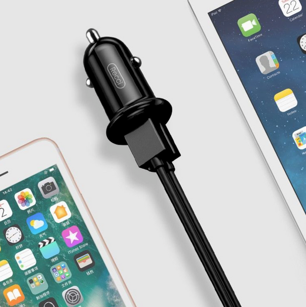 Recci Mushroom Dual ports Car Charger