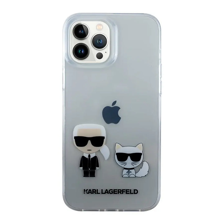 Silicone Transparent Karl & Choupette Design - Karl Lagerfeld - iCase Stores