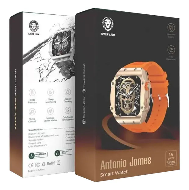 Green Lion Antonio James Smart Watch 1.85 Inch