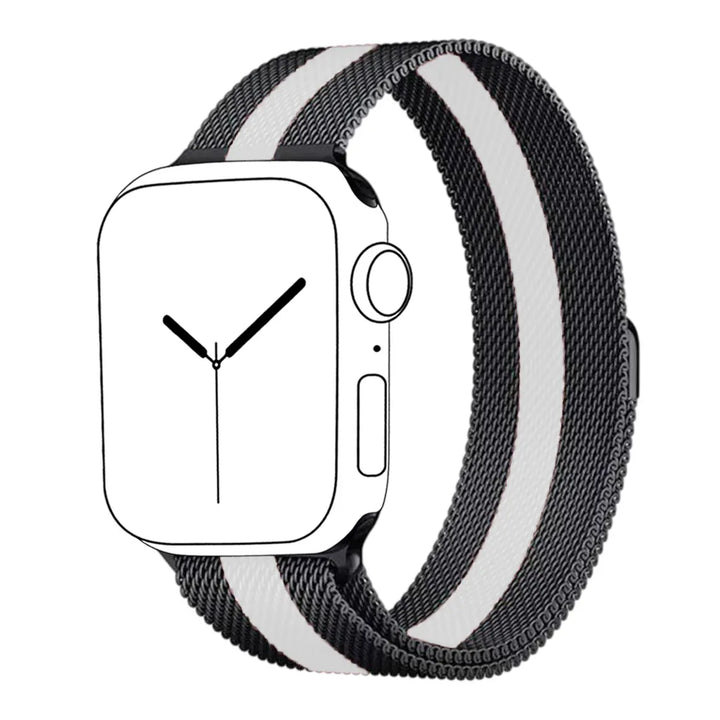 Stainless Steel Strap Band with Magnetic Closure for Apple Watch - iCase Stores