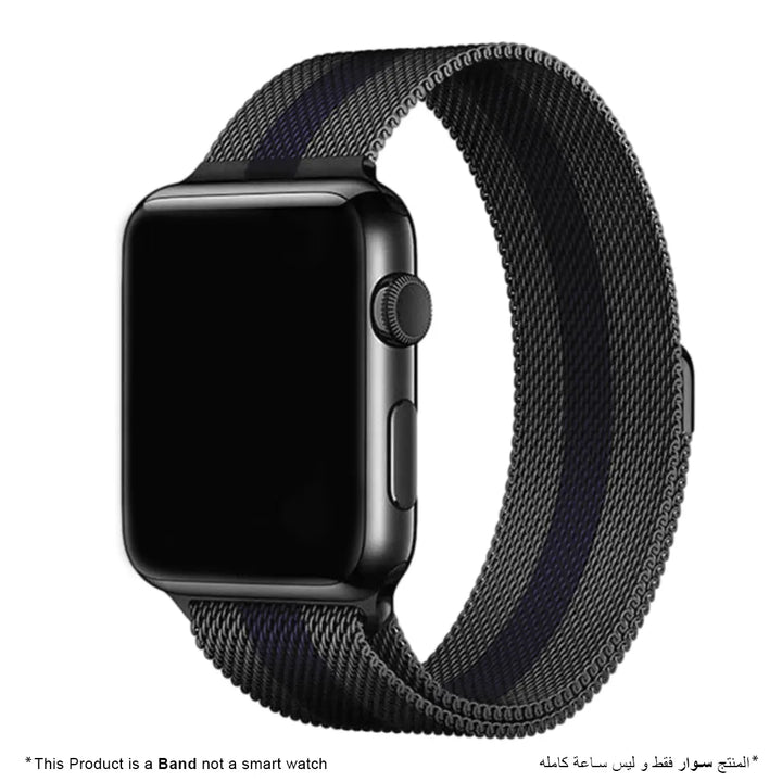Stainless Steel Strap Band with Magnetic Closure for Apple Watch - iCase Stores