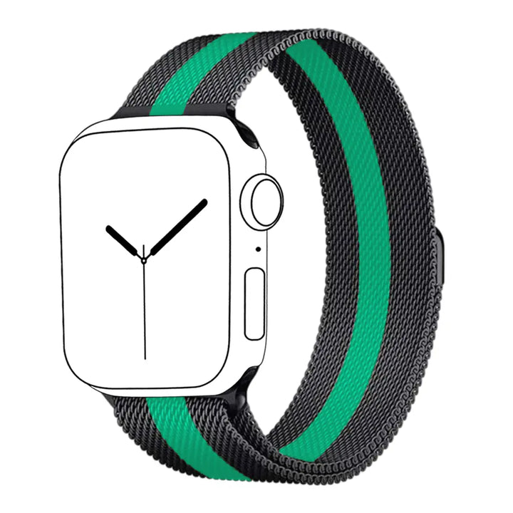 Stainless Steel Strap Band with Magnetic Closure for Apple Watch - iCase Stores