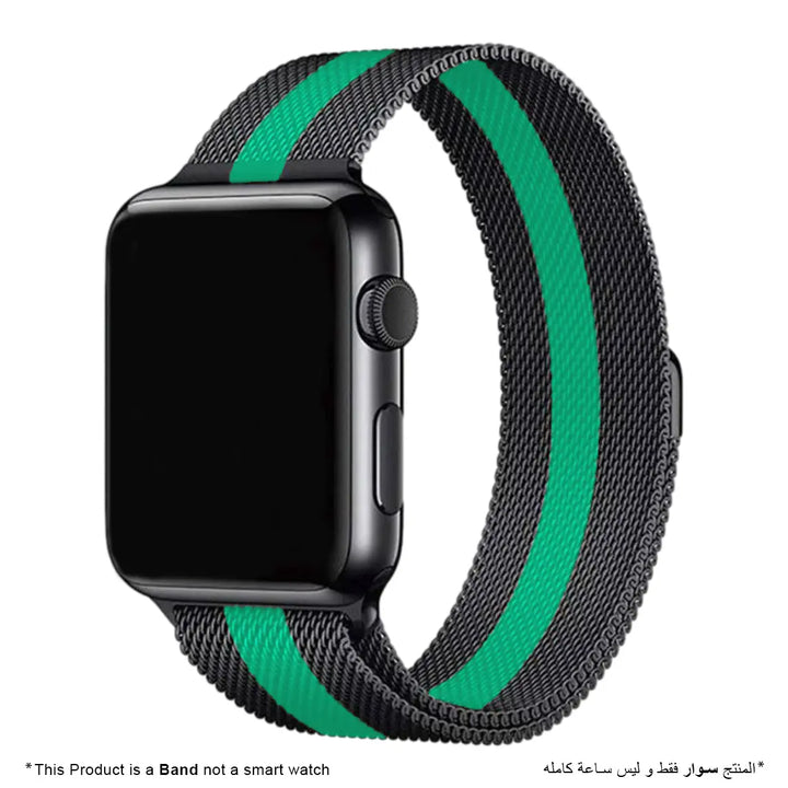 Stainless Steel Strap Band with Magnetic Closure for Apple Watch - iCase Stores