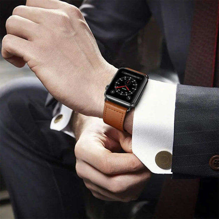 Stylish Leather Band for Apple Watch - iCase Stores