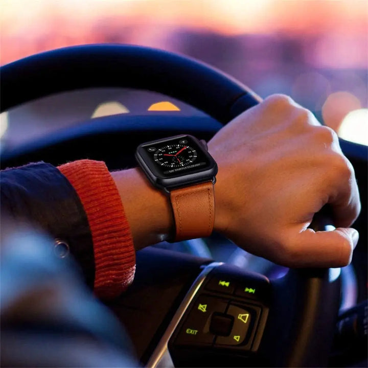 Stylish Leather Band for Apple Watch - iCase Stores