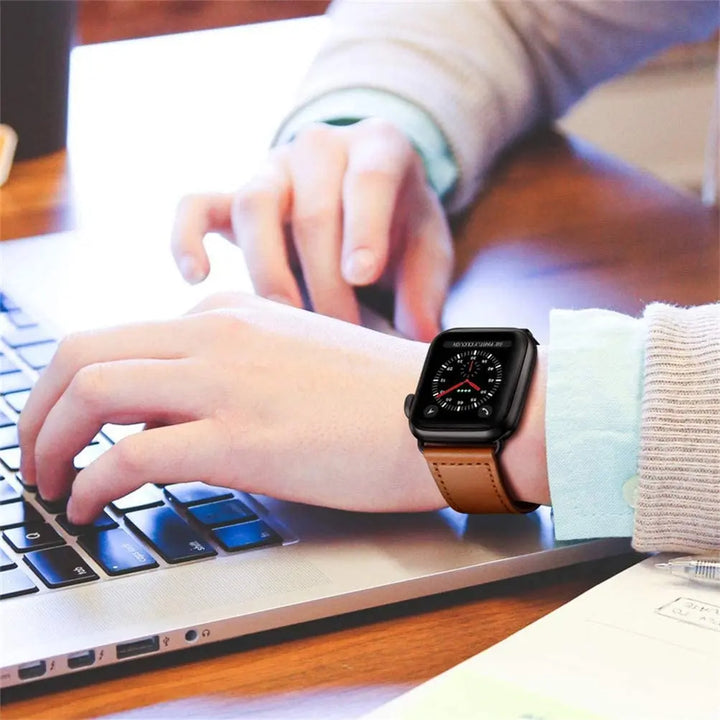 Stylish Leather Band for Apple Watch - iCase Stores