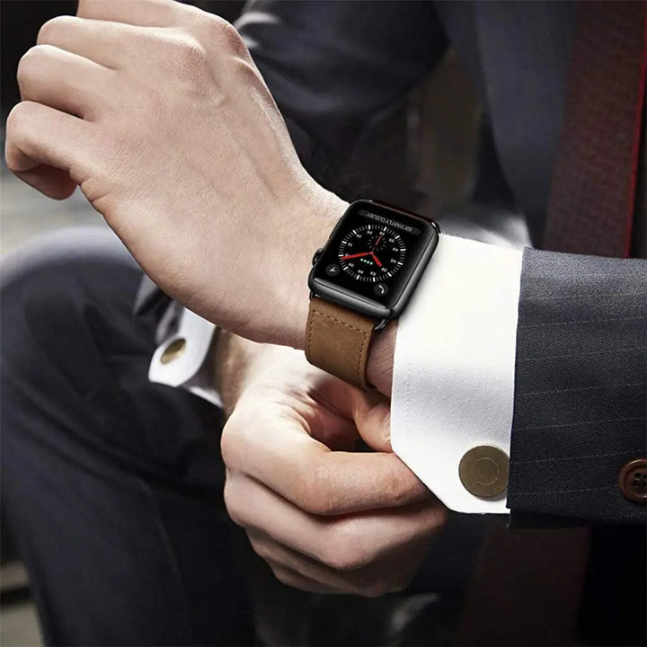 Stylish Leather Band for Apple Watch - iCase Stores