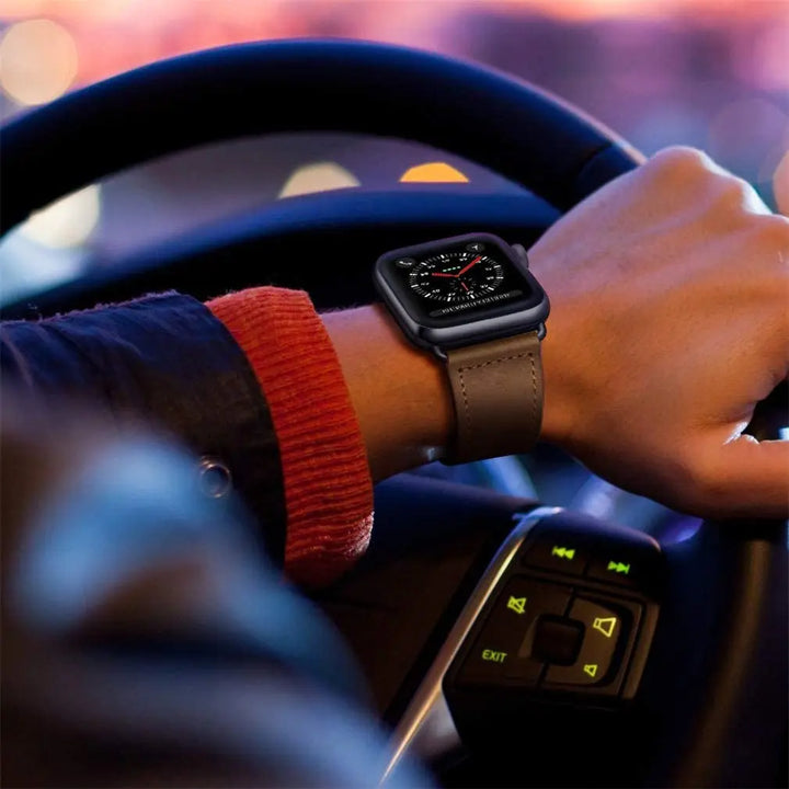 Stylish Leather Band for Apple Watch - iCase Stores