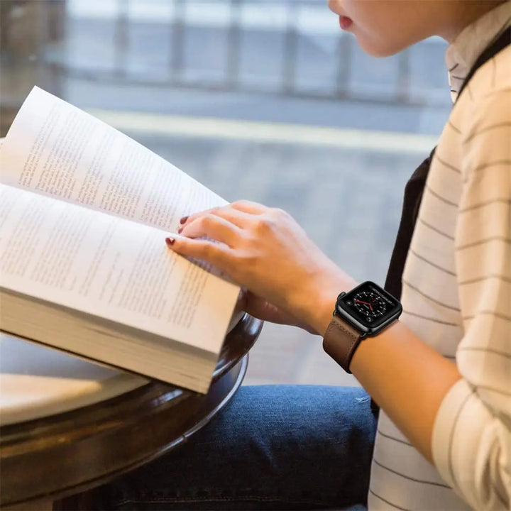 Stylish Leather Band for Apple Watch - iCase Stores