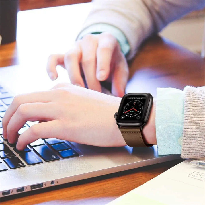 Stylish Leather Band for Apple Watch - iCase Stores