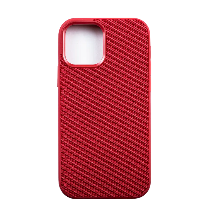 Super Shield Textured Nylon Fiber Case - Red - iCase Stores