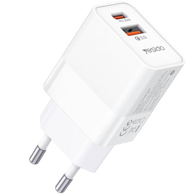 Yesido Quick Charger PD 20W+QC3.0
