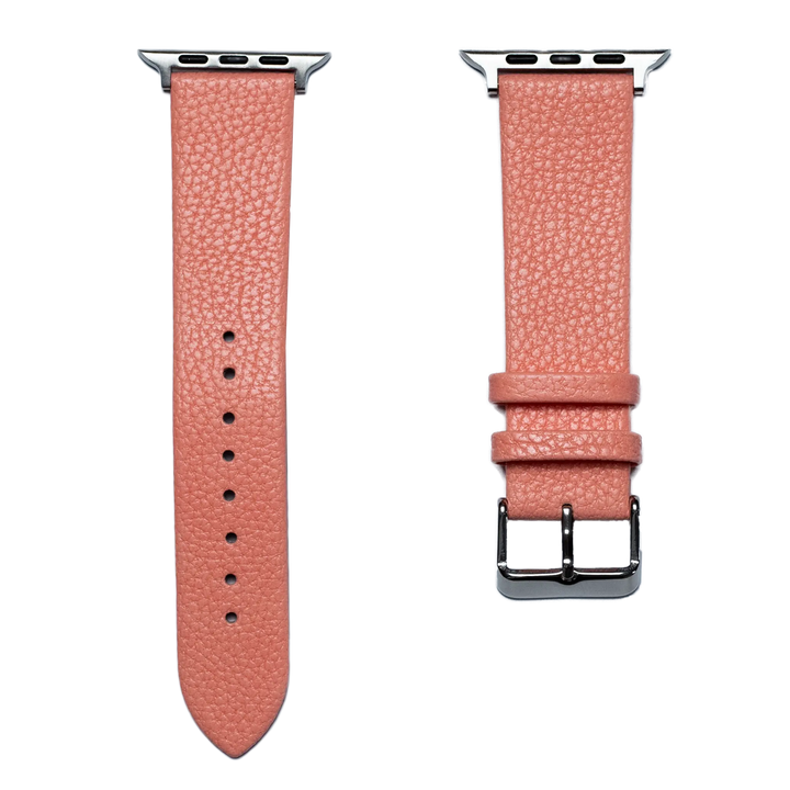 Textured Leather Strap For Apple Watch - iCase Stores