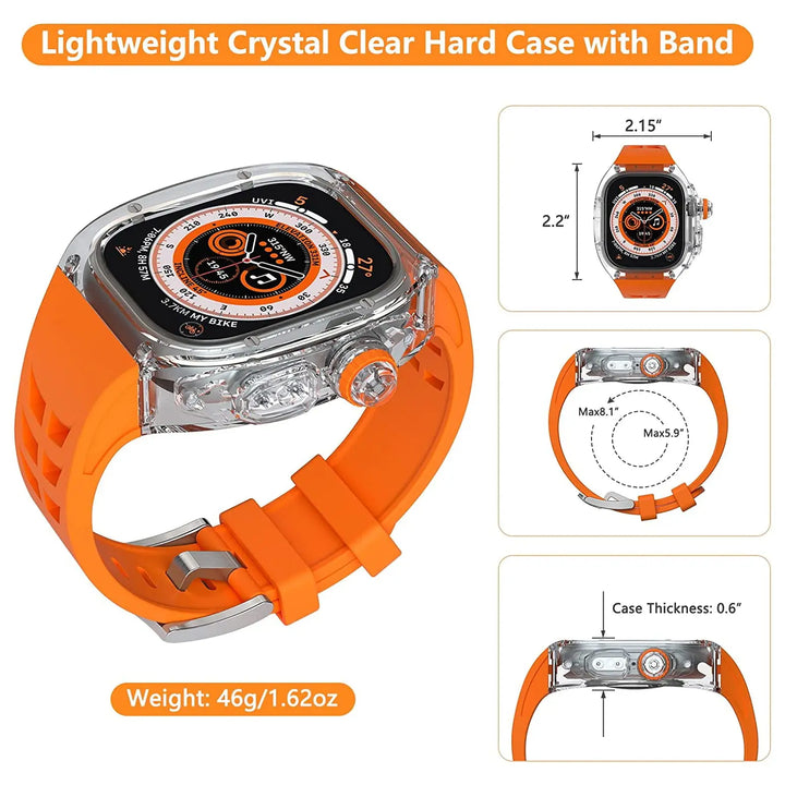 Translucent Modification Kit Band & Transparent Case for Apple Watch Ultra - iCase Stores