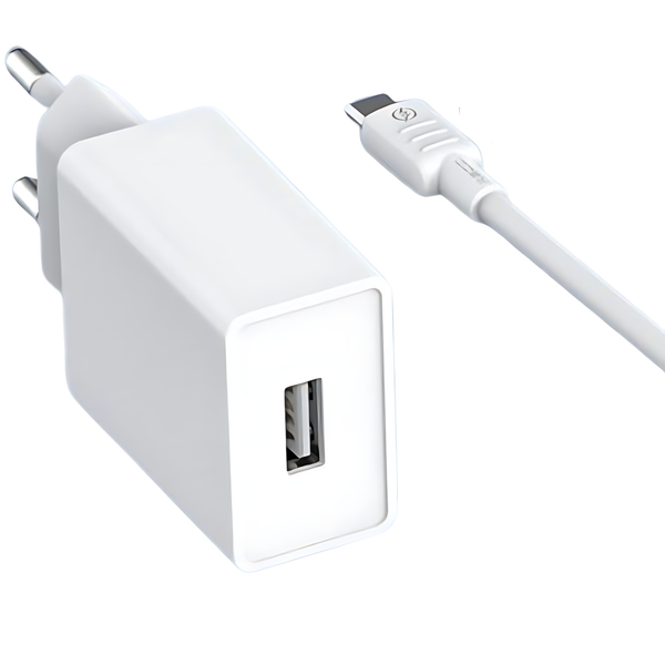 Recci Fast Charger with Type-C Cable 2A
