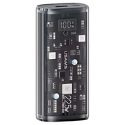 Usams Dual-Port Transparent Digital Display Fast Charging Power Bank 9000mAh